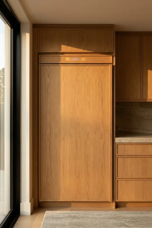 Viking all-stainless built-in refrigeration column